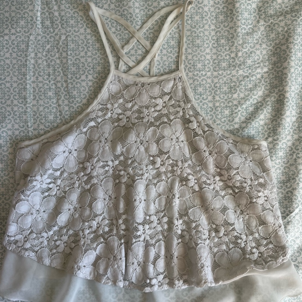 cute flowy hollister top